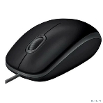 Мышь проводная Logitech M110 Silent черный, 1000 dpi, USB, кнопки - 3, фото5