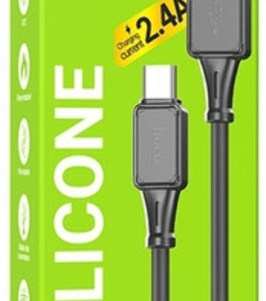 Кабель USB 2.0 hoco X25, AM/microBM, черный, 1м