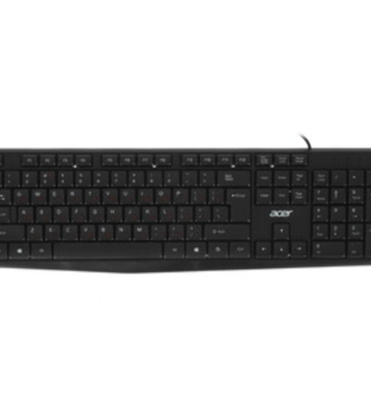 Клавиатура проводная Acer OKW121 (ZL.KBDEE.00B), USB, черный