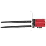 Сетевой адаптер Wi-Fi + Bluetooth Cudy WE3000S АХ5400 PCI Express (ант.внеш.съем) 2ант., фото12