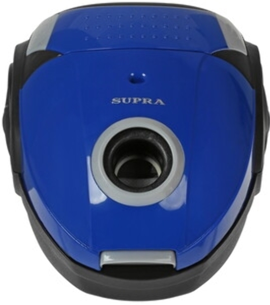 Пылесос Supra VCS-2410 синий/черный, 380/2200 Вт, уборка сухая, пылесборник контейнер, 1.5 л