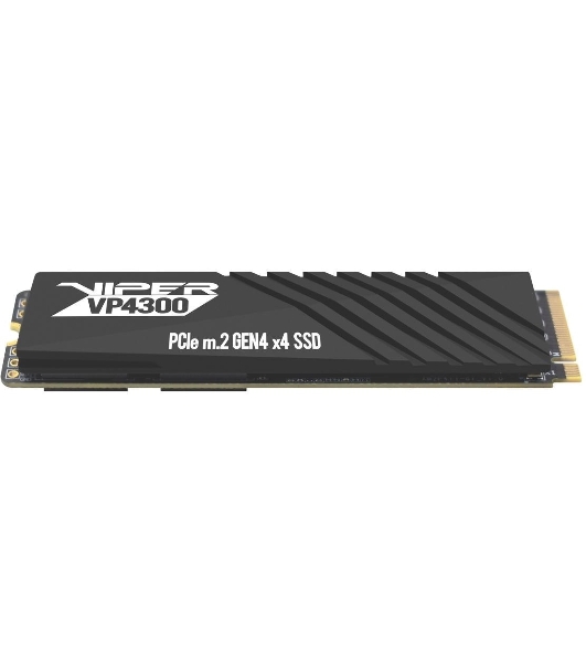 Накопитель SSD Patriot Viper VP4300, 1Tb, PCIe 4.0 x4, M.2 2280, NVMe, R/W 7400/5500, с радиатором
