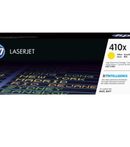 Тонер Картридж HP 410X CF412X желтый для HP LJ Pro M452/M477 (5000 стр.)