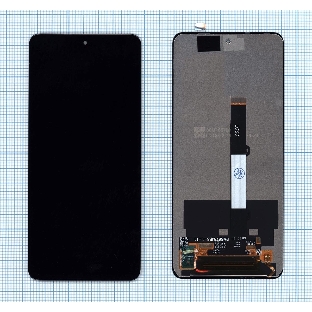 Дисплей для Xiaomi Poco X3 черный