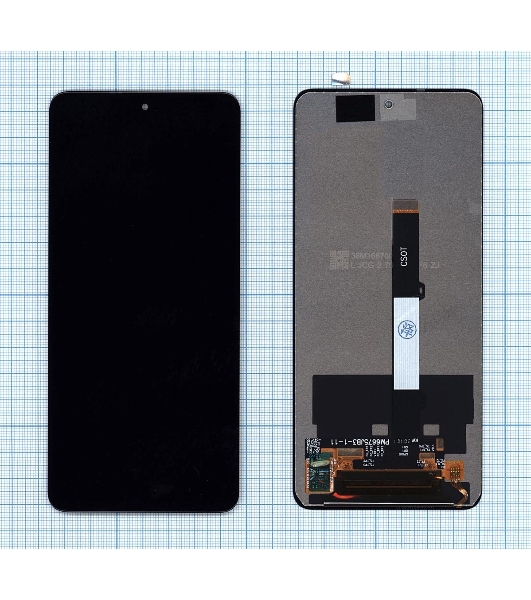 Дисплей для Xiaomi Poco X3 черный