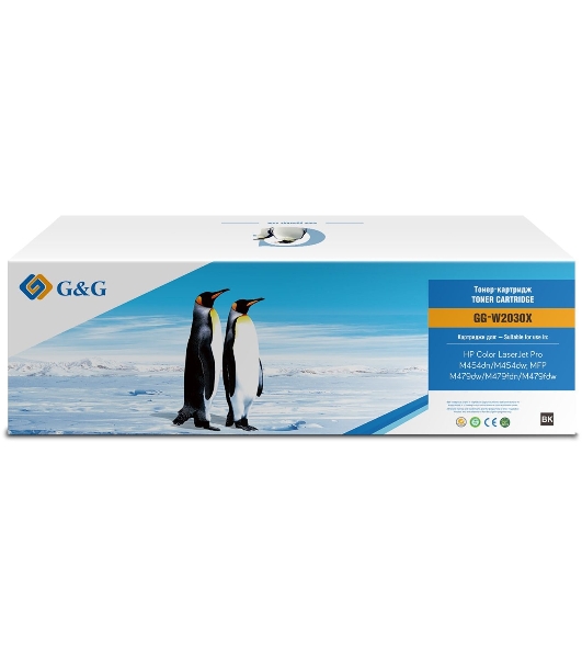 Картридж лазерный G&G GG-W2030X (415X) черный (7500 стр.) для HP LJ M454/MFP M479