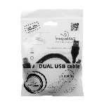 Кабель Gembird/Cablexpert USB 2.0 Pro, 2xAM/miniBM 5P, 0.9м, экран, черный, фото9
