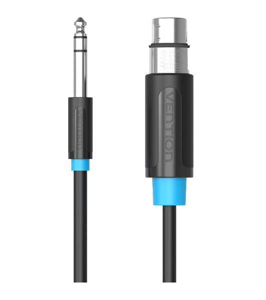 Кабель Vention аудио Jack 6.5 M/XLR F - 2м