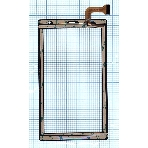 Сенсорное стекло (тачскрин) DEXP Ursus L270 черное, фото 1