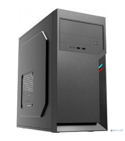 Компьютерный корпус Foxline FL-702, mATX, 1x5.25EXT, 1x3.5EXT, 2x3.5INT, 2xUSB 3.0, HDA, w/o FAN, w/450W ATX PSU, w/1.2m EU pwr cord