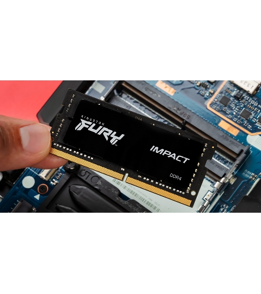 Оперативная память Kingston Fury Impact, DDR5, 8GB (1x8GB), 4800MHz, CL38 SO-DIMM