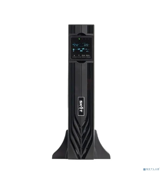 Источник бесперебойного питания Бастион 8762 SKAT-UPS 1000-RACK-ON P3 - 1000 Вт, On-Line, синус, внешн. АКБ 24В, 2хSchuko