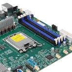 Материнская плата Supermicro X13SEM-F-B, 1xLGA-4677, OEM Intel Xeon SP gen 4, Intel C741, 8x DDR5 4800/4400/4000 MHz. 2x1Gbe Base-T i350+1xMgmt LAN, 10xSATA3, 2xSATA-DOM, 5xUSB 3.2, 2xPCI-Ex16+1xPCI-E x8+4xMCIO x8, 2xM.2, mATX, фото7