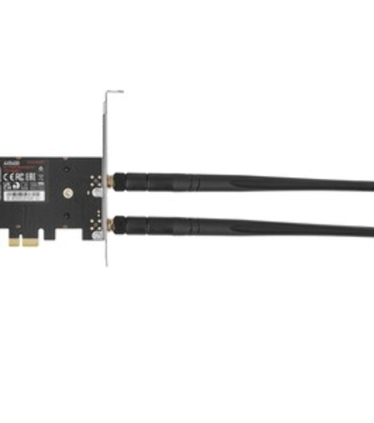 Сетевой адаптер Wi-Fi + Bluetooth Cudy WE3000S АХ5400 PCI Express (ант.внеш.съем) 2ант.