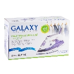 Утюг Galaxy Line GL 6106, белый с фиолетовым, паровой, 2200 Вт, постоянный пар 50 г/мин, паровой удар 180 г/мин, функции: 'Самоочистка', 'Антикапля', 'Антинакипь', функция увлажнения, вертикальное отпаривание, индикатор нагрева, защита от перегрева, керамическое покрытие подошвы, фото5