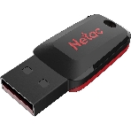 Флешка USB Netac U197 (NT03U197N-016G-20BK), 16Gb, USB 2.0, R/W 25/10, черный/красный, фото7
