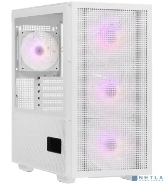 Компьютерный корпус Deepcool CH560 WH без БП, боковое окно (закаленное стекло)