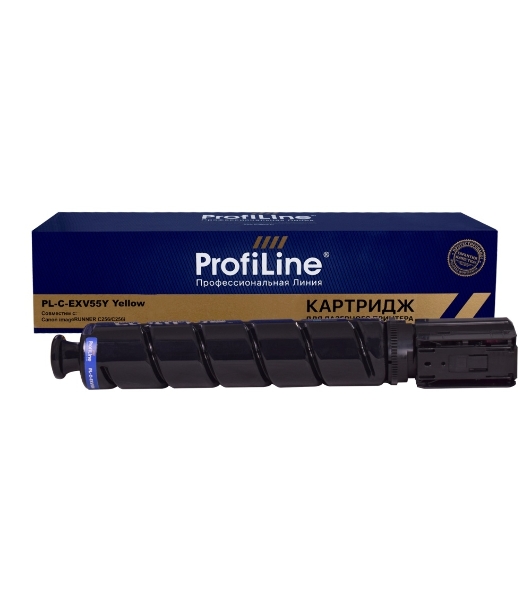 Картридж лазерный ProfiLine PL-C-EXV55Y для принтеров Canon imageRUNNER C256/C256i Yellow 18000 копий