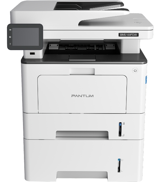 МФУ лазерное Pantum BM5100FDW, A4, ч/б, печ. до 40 стр/мин., скан. до 24 стр/мин., 1200 x 1200 dpi, USB, RJ-45, Wi-Fi, проектная модель