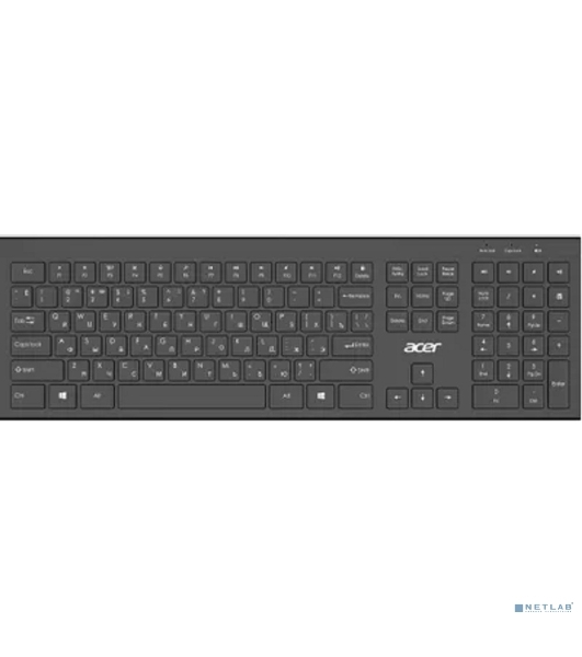Клавиатура беспроводная Acer OKR300 черный USB (ZL.KBDEE.014)