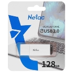 Флешка USB Netac U185 USB 3.0 Flash 128Gb NT03U185N-128G-32WH, LED индикатор NETAC, фото3