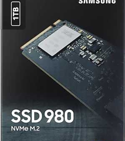 Накопитель SSD Samsung 980, 1000Gb, PCIe 3.0 x4, M.2 2280, NVMe, R/W 3500/3000