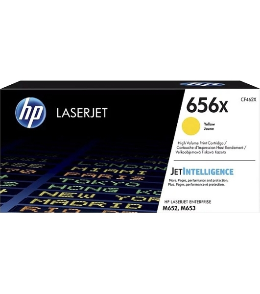 Картридж лазерный HP 656X High Yield Yellow для HP CLJ M652/M653 (CF462X) 22000 стр