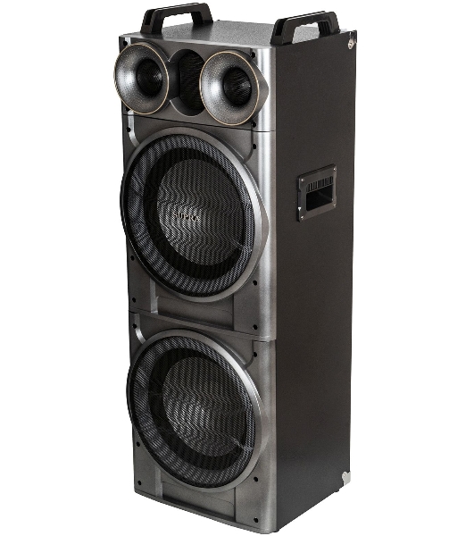Минисистема SUPRA SMB-2150 черный 1200Вт FM USB BT SD (в комплекте: активн.+пассив.колонки)