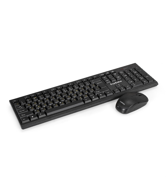Комплект клавиатура+мышь ExeGate MK280 беспроводной, USB, 1000 DPI, чёрный