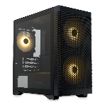 Компьютерный корпус без блока питания HSPD M320, Mesh Mini-tower, черный, slide TG, 0.45 SPCC, 2x140мм ARGb+1x120мм ARGb mATX, mITX 160/340/184мм 2x2.5', 2x3.5', 4xPCI 2xUSB-A 3.0, 1xUSB-A 1.0 390x200x385мм, фото22