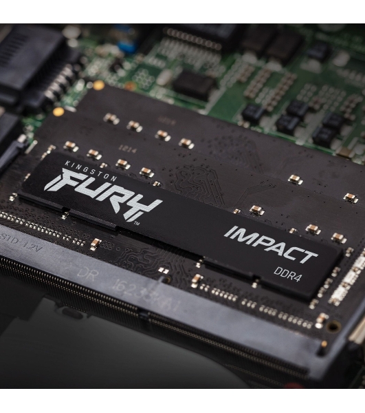 Оперативная память Kingston Fury Impact, DDR5, 8GB (1x8GB), 4800MHz, CL38 SO-DIMM