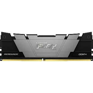 Оперативная память Kingston Fury Renegade, DDR4, 32GB (1x32GB), 3200MHz, CL16, DIMM, с радиатором, черный