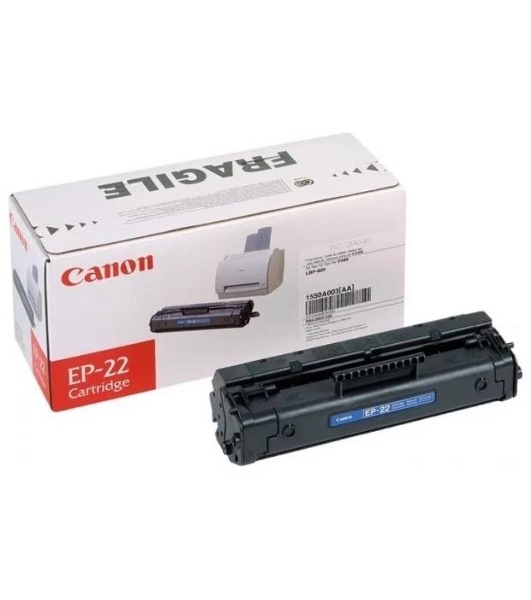 Картридж лазерный Canon EP-22 (1550A003, аналог HP C4092A) черный (2500 стр) для LBP 800/810/1120, HP LJ 1100/1100A/X, LJ 3200
