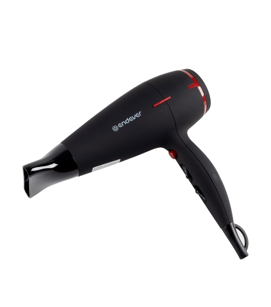 Фен Endever Aurora-472 черный, 2400 Вт, ионизация