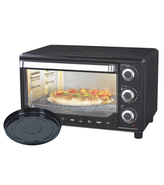 Мини-печь Sakura SA-7000BP 27л, духовка 1500Вт, механ.управление, чёрный