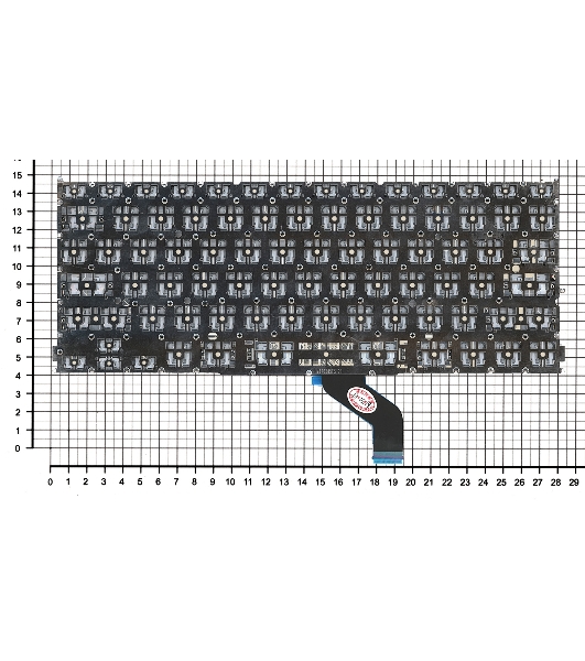Клавиатура для ноутбука MacBook Pro A1425 плоский enter