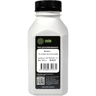 Тонер Cactus CS-TbRHS-100 черный флакон 100гр. для принтера Brother TN-3430/3480/3512/3520