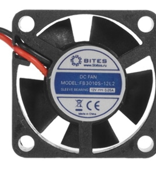 Вентилятор для корпуса 5bites FB3010S-12L2 30X10, SLEEVE, 7000RPM, 2P