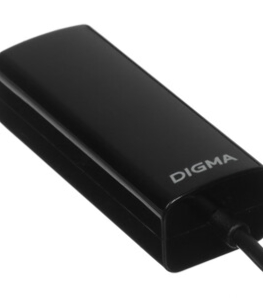 Сетевой адаптер Digma D-USB2-LAN100 Net Adapter Ethernet USB 2.0 (pack:1pcs)