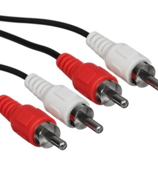 Кабель аудио Cablexpert CCA-2R2R-10M-N, 2xRCA/2xRCA, 10м, черный, пакет