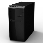 Компьютерный корпус InWin POWERMAN ES726BK USB 3.0 (Mini Tower, mATX, 450W PM-450ATX, USBx2, USB 3.0x2 + Audio, черный), фото3