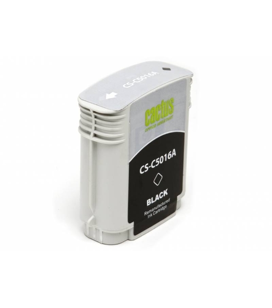 Картридж струйный Cactus CS-C5016A черный (72 мл) для №84 HP DesignJet 10PS/20PS/30GP