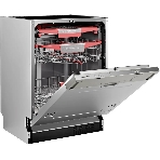 Встраиваемая посудомоечная машина Kuppersberg GIM 6092, High-Tech, 60 см, 15 комплектов, 7 программ, 3 корзины, конденсационная сушка, луч на полу, полная защита от протечек, индикатор отсутствия соли и ополаскивателя, отображение времени мытья, кнопочное управление, инверторный мотор, автоматическое открывание двери, LED подсветка, самодиагностика неисправностей, защита от детей, уровень шума 42 дб, энергоэффективность А+++, фото2