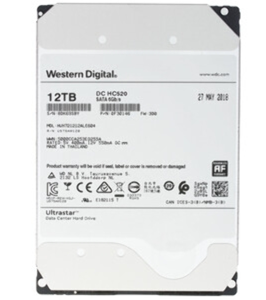 Жесткий диск HDD WD SAS Server 26Tb Ultrastar DC HC590 7200 12Gb/s 512MB 1 year warranty (replacement ST24000NM007H, MG11SCA24TE)