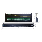 Патч-панель Lanmaster TWT-PP25TEL45 19' 1U 25xRJ-12 UTP, фото 1