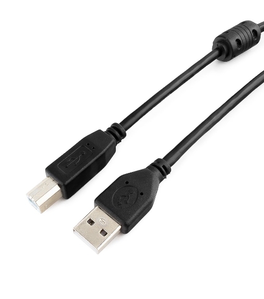 Кабель Gembird USB 2.0 PRO для соед. 3.0м AM/BM позол.конт., фер.кол., пакет