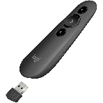 Презентер Logitech R500s Graphite черный, Bluetooth + 2.4 GHz, USB-ресивер, 3 программируемых кнопки, лазерная указка, фото16