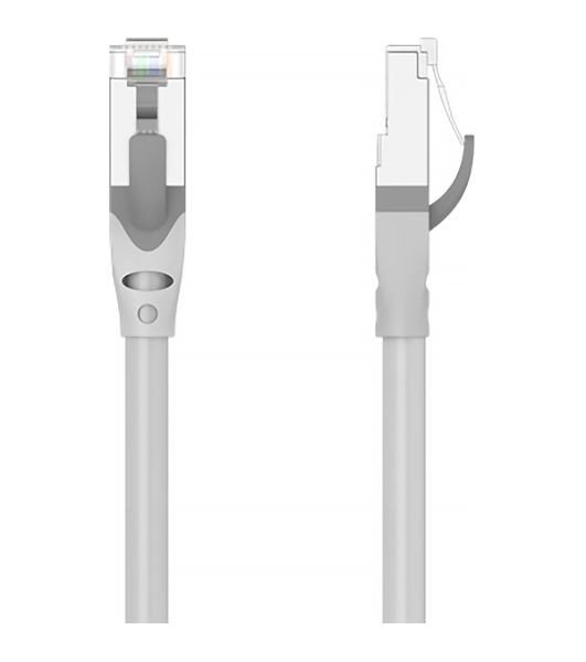 Патч-корд Vention прямой SFTP cat.6A, RJ45 - 2м. Серый