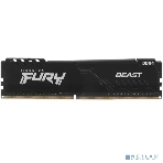 Оперативная память Kingston Fury Beast, DDR4, 16GB (1x16GB), 3600MHz, CL18, DIMM, с радиатором, черный, фото10