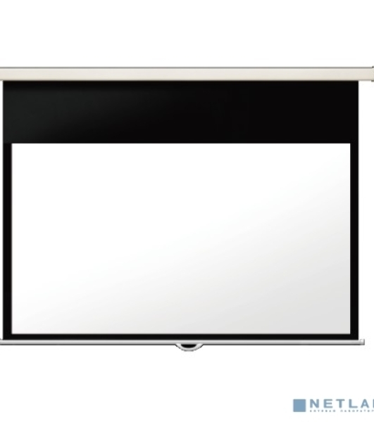 Настенный экран Lumien Master Picture CSR 172x213см (раб.область 127х203 см) (93') Matte White черн. кайма по периметру, механизм плавного возврата, возможность потолочн./настенного крепления (белый корпус) 16:10